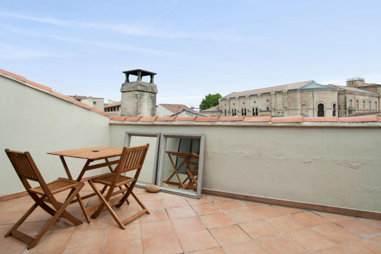 Charming And Large Duplex Flat With Beautiful Terrace In Avignon 아파트 외부 사진