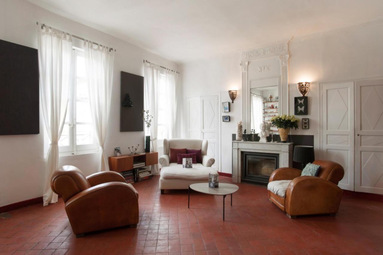 Charming And Large Duplex Flat With Beautiful Terrace In Avignon 아파트 외부 사진